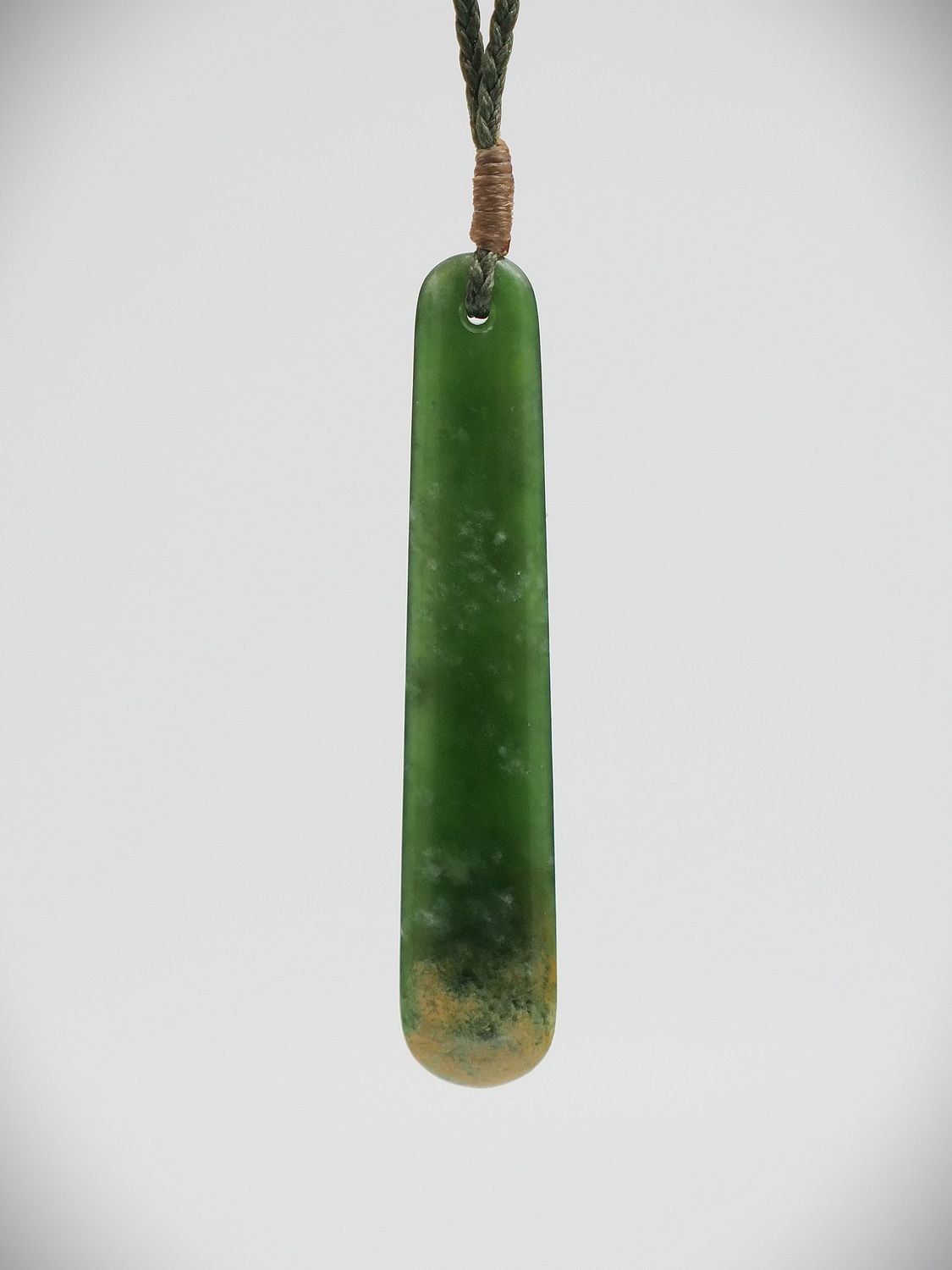 Moko Pounamu Roimata (Teardrop) NZ Genuine Kahurangi Flower Greenstone - Okiwi