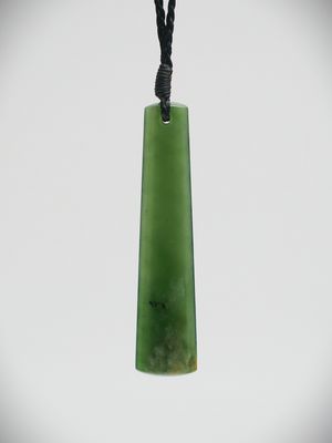 Moko Pounamu Kuru NZ Genuine Kahurangi Flower Greenstone - Wharanui