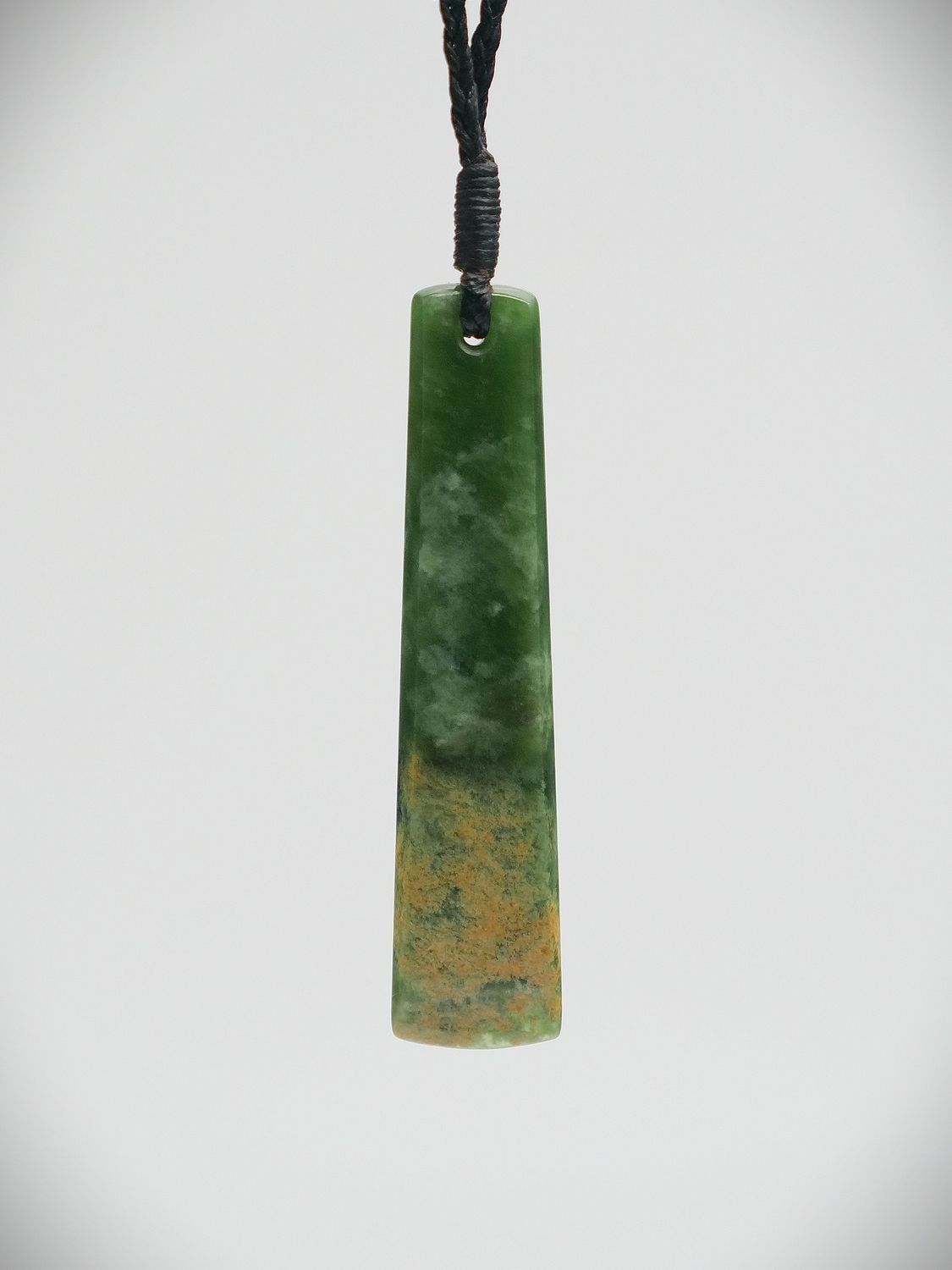 Moko Pounamu Toki NZ Genuine Kahurangi Flower Greenstone - Taimate