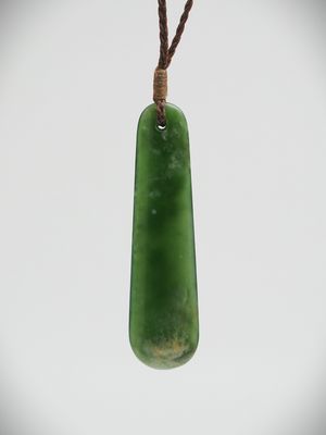 Moko Pounamu Roimata (Teardrop) NZ Genuine Kahurangi Flower Greenstone - Tapawera