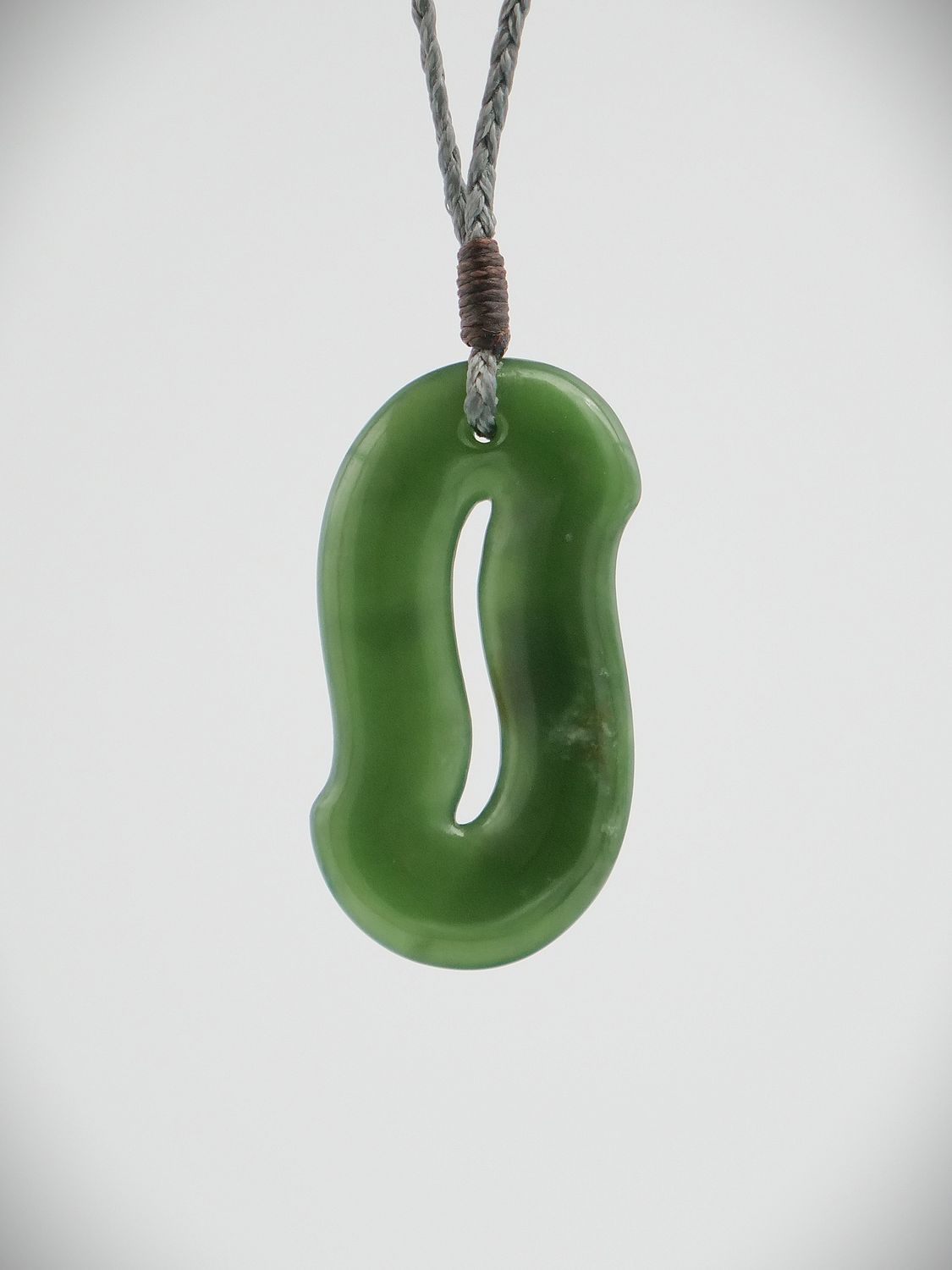 Moko Pounamu Contemporary Design NZ Genuine Kahurangi Flower  Greenstone - Takaka