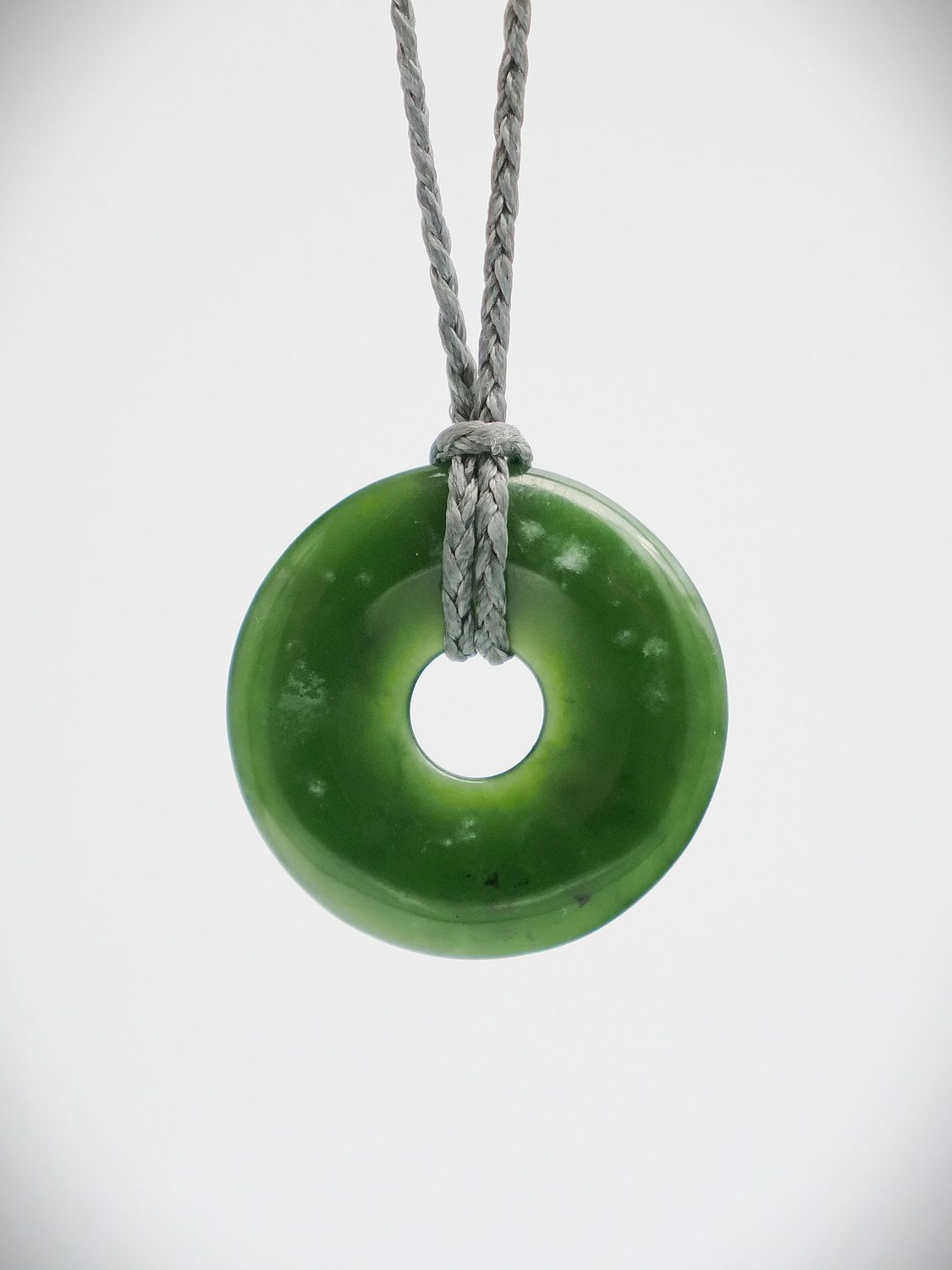 Moko Pounamu Porohita (Disc) NZ Genuine Kahurangi Greenstone - Onapua