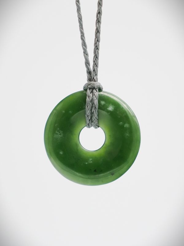 Moko Pounamu Porohita (Disc) NZ Genuine Kahurangi Greenstone - Onapua