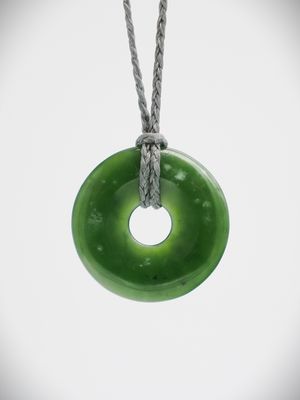 Moko Pounamu Porohita (Disc) NZ Genuine Kahurangi Greenstone - Onapua