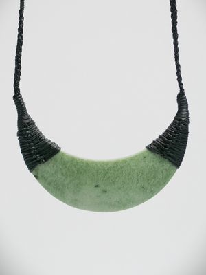 Moko Pounamu Kouma (Breastplate) NZ Genuine Auhunga Greenstone - Whatanihi