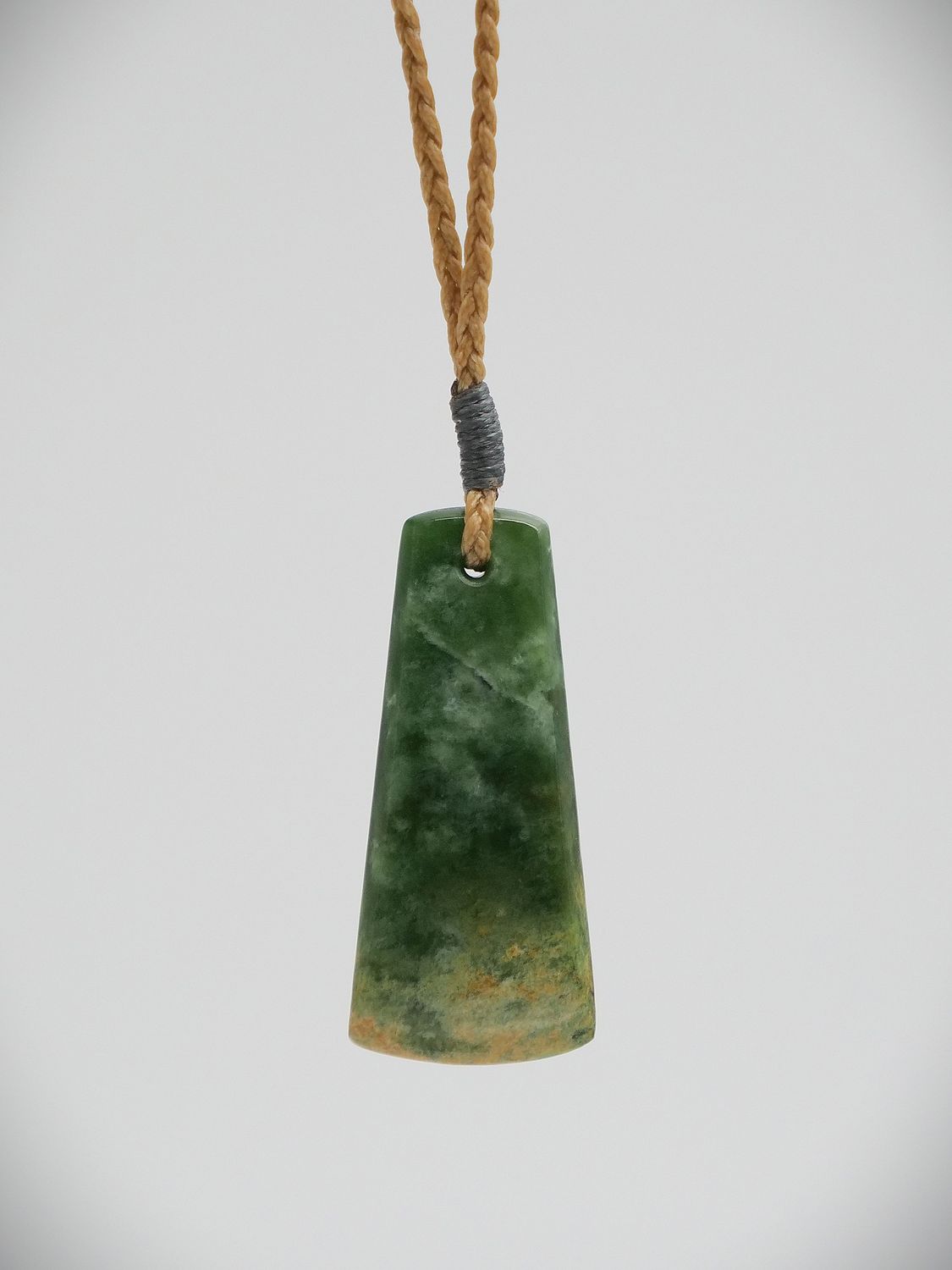 Moko Pounamu Kuru (Drop) NZ Genuine Marsden Flower Greenstone - Momorangi