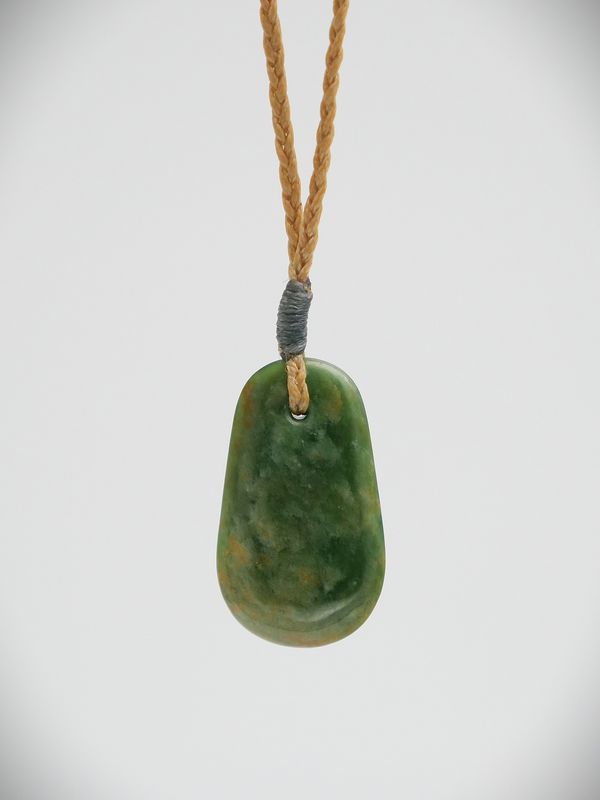 Moko Pounamu Roimata NZ Genuine Marsden Flower Greenstone - Maraeweka