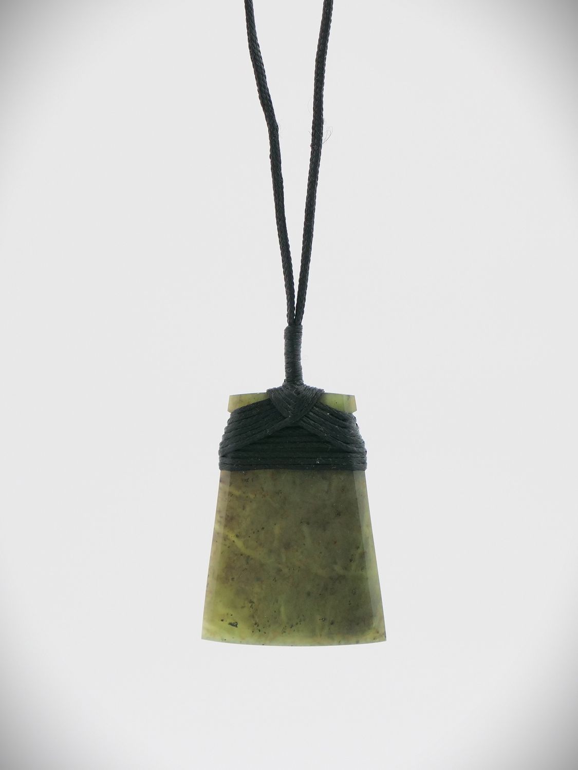 Moko Pounamu Toki NZ Genuine Kawakawa Greenstone - Oue