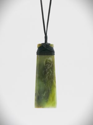 Moko Pounamu Toki NZ Genuine Totoweka Greenstone - Te Ramaroa