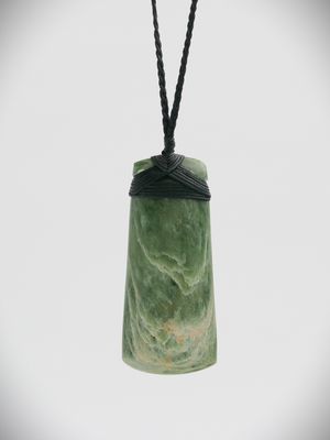 Moko Pounamu Toki NZ Genuine Kahotea Greenstone - Rangiahua