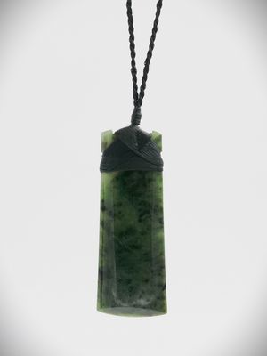 Moko Pounamu Toki NZ Genuine Kawakawa Greenstone - Orowhano