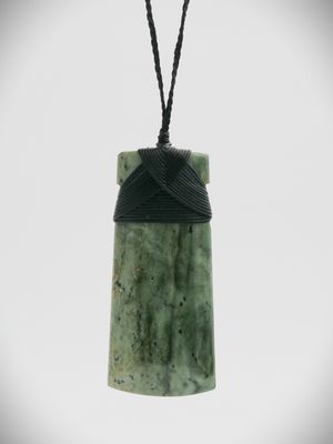 Moko Pounamu Toki NZ Genuine Kokopu Greenstone - Motukaraka