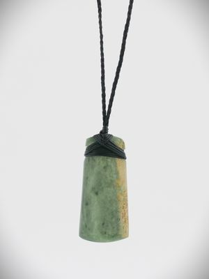 Moko Pounamu Toki NZ Genuine Kokopu Greenstone - Tapuwae