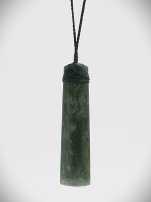 Moko Pounamu Toki NZ Genuine Kahotea Greenstone - Warawara