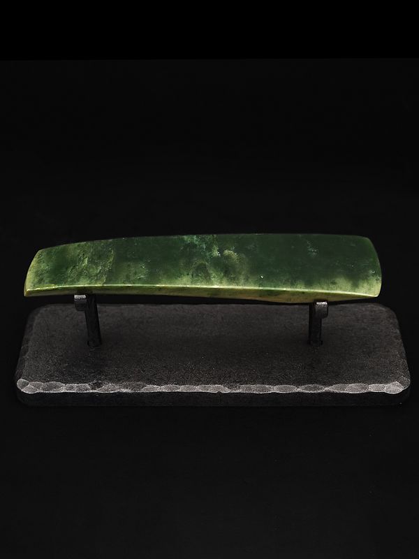 Moko Pounamu Toki NZ Genuine Marsden Flower Greenstone - Patuki