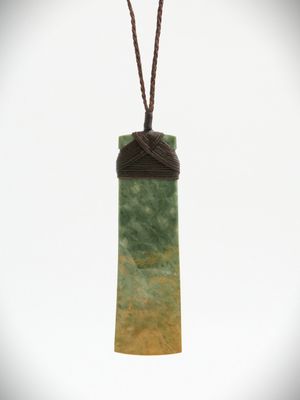 Moko Pounamu Toki NZ Genuine Marsden Flower Greenstone - Paranui