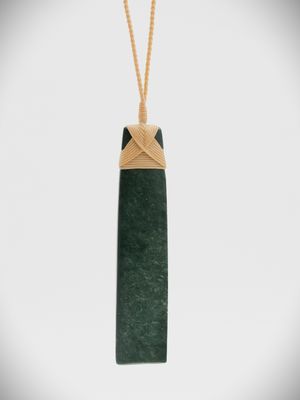 Moko Pounamu Toki NZ Genuine Raukaraka Greenstone - Puketi