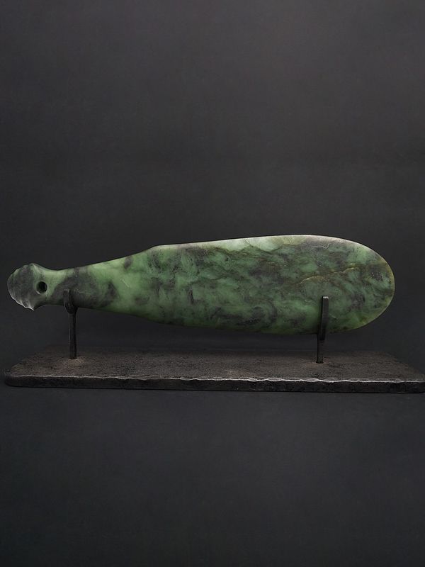 Moko Pounamu Mere NZ Genuine Totoweka Pounamu - Te Kopahou