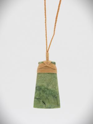 Moko Pounamu Toki NZ Genuine Kahotea Greenstone - Paparoa