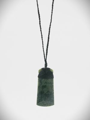 Moko Pounamu Toki NZ Genuine Kawakawa Greenstone - Kakaraia