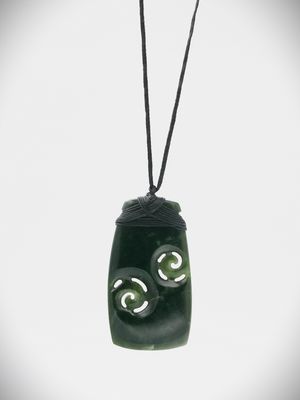 Moko Pounamu Toki NZ Genuine Kawakawa Greenstone - Whangapararoa