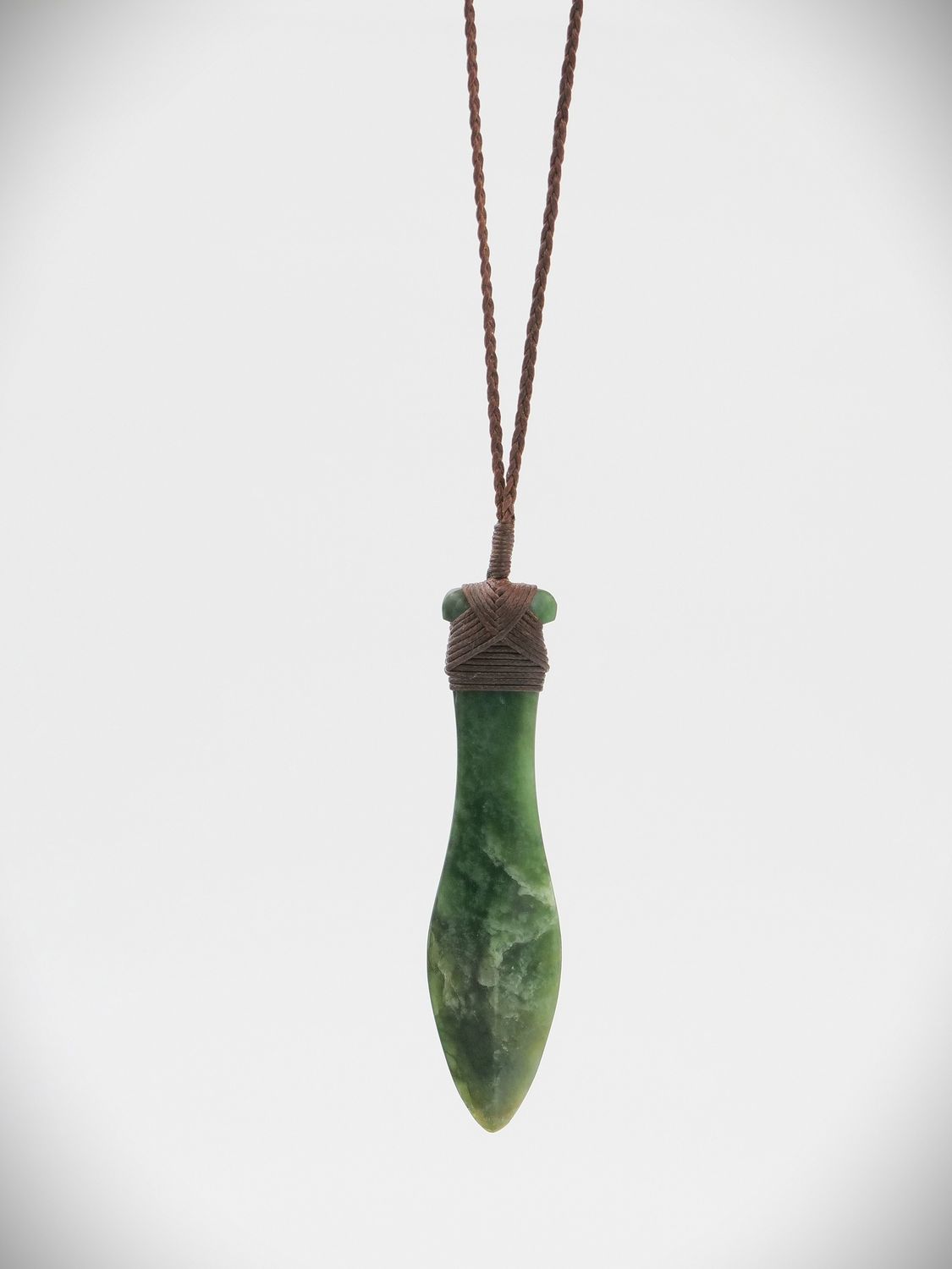 Moko Pounamu Hoe NZ Genuine Kahotea Greenstone - Mokoroa