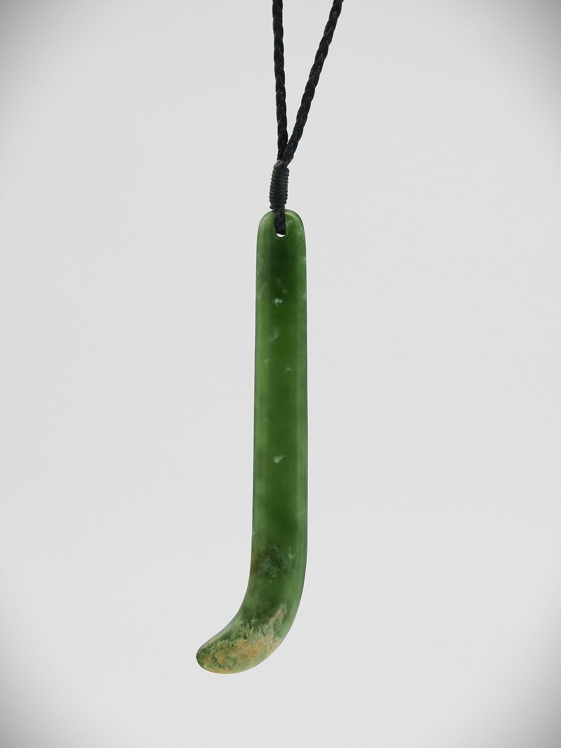 Moko Pounamu Kapeu NZ Genuine Kahurangi Flower Greenstone - Glentui