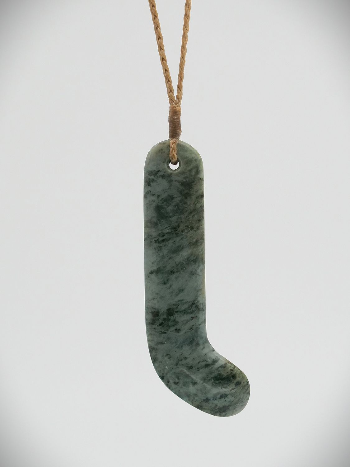 Moko Pounamu Kapeu NZ Genuine (Nelson) Te Tau Ihu Inanga Greenstone - Makara