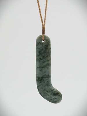 Moko Pounamu Kapeu NZ Genuine (Nelson) Te Tau Ihu Inanga Greenstone - Makara
