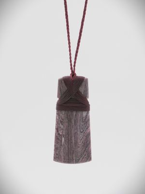 Moko Pounamu Toki NZ Genuine Aroha Stone - Waharau