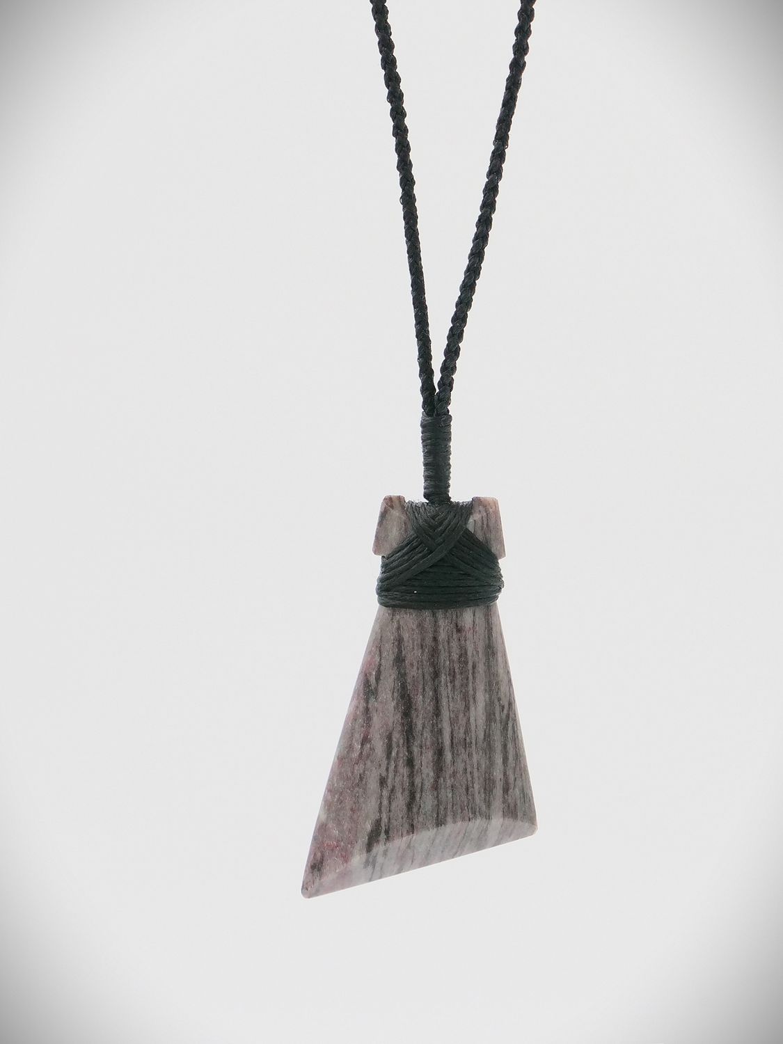 Moko Pounamu Angled Toki NZ Genuine Aroha Stone - Ararimu