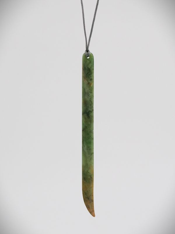 Moko Pounamu Roimata (Teardrop) NZ Genuine Marsden Flower Greenstone - Kainui