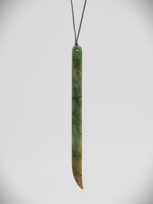 Moko Pounamu Roimata (Teardrop) NZ Genuine Marsden Flower Greenstone - Kainui