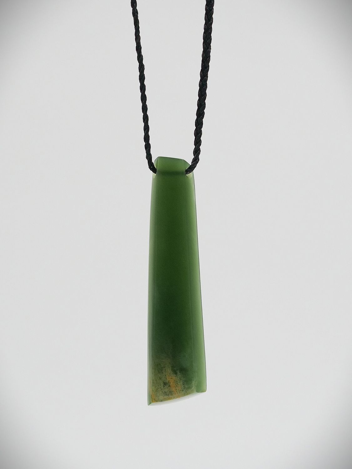 Moko Pounamu Kuru drop NZ Genuine Kahurangi Flower Greenstone - Turimawiwi