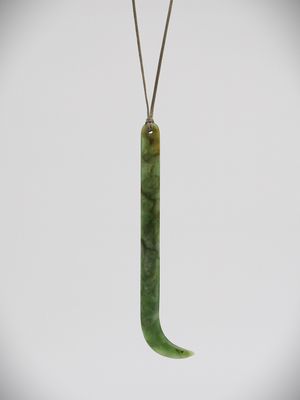 Moko Pounamu Kapeu NZ Genuine Marsden Flower Greenstone - Waikare