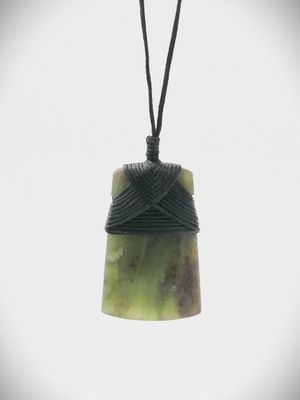 Moko Pounamu Toki NZ Genuine Kawakawa  Greenstone - Manukau