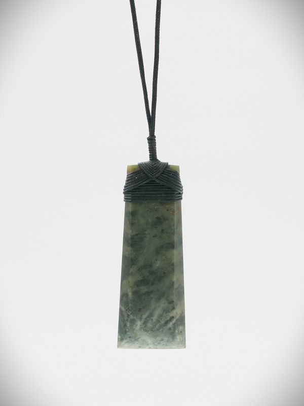 Moko Pounamu Toki NZ Genuine Kawakawa Greenstone - Taihiki
