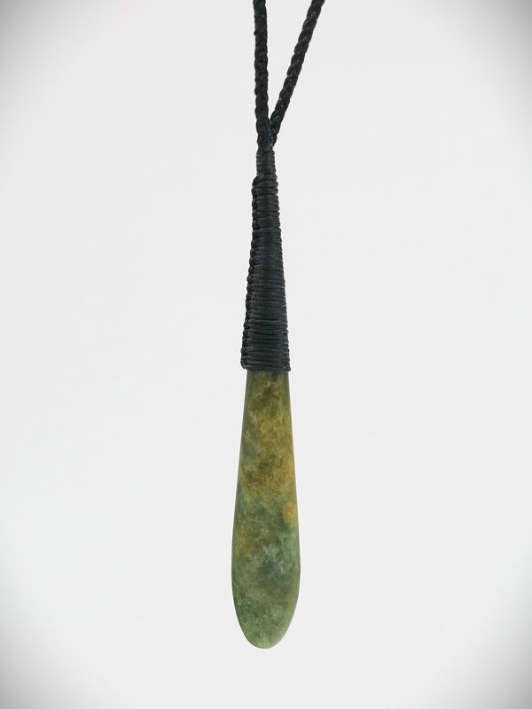 Moko Pounamu Roimata NZ Genuine Raukaraka  Greenstone - Onepoto