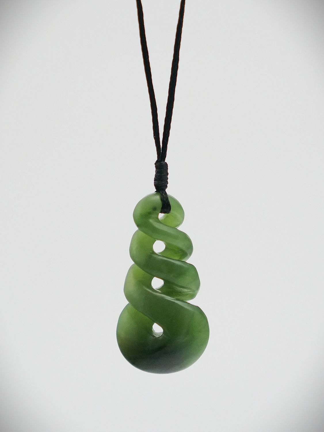 Moko Pounamu Pikorua NZ Genuine Kawakawa Greenstone - Titahi