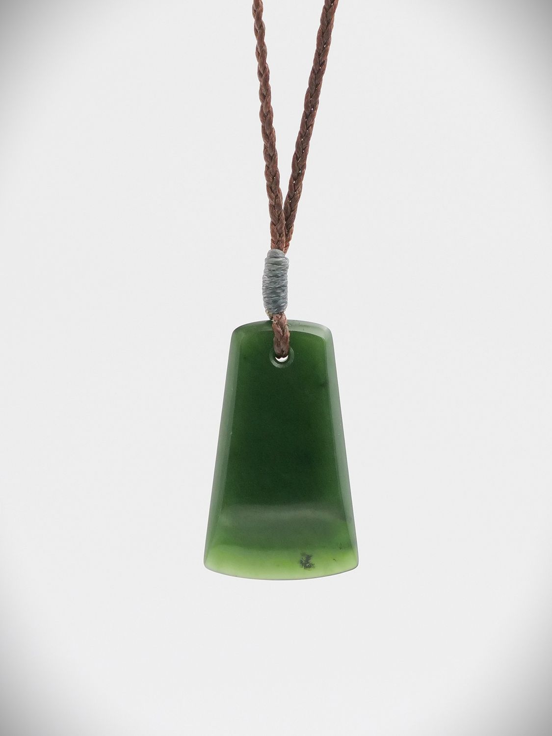 Moko Pounamu Kuru (Drop) NZ Genuine Kawakawa Greenstone - Ararua