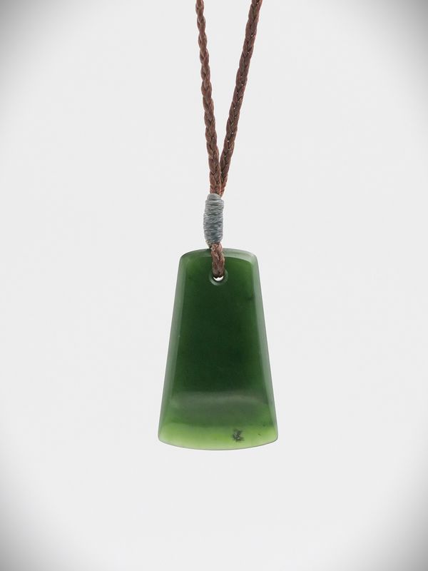 Moko Pounamu Kuru (Drop) NZ Genuine Kawakawa Greenstone - Ararua