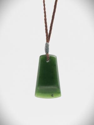 Moko Pounamu Kuru (Drop) NZ Genuine Kawakawa Greenstone - Ararua