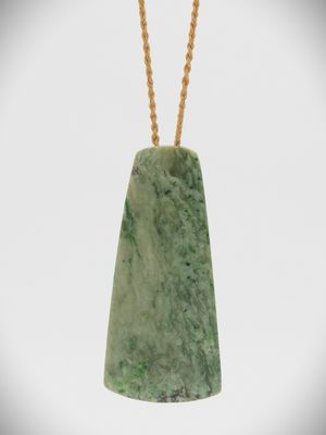 Moko Pounamu Toki NZ Genuine (Nelson) Te Tau Ihu Greenstone - Pahi