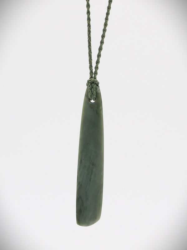 Moko Pounamu Roimata Teardrop NZ Genuine Nelson Te Tau Ihu Greenstone - Pohuehue
