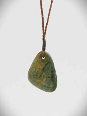Moko Pounamu Roimata NZ Genuine Marsden Flower Greenstone - Mauku