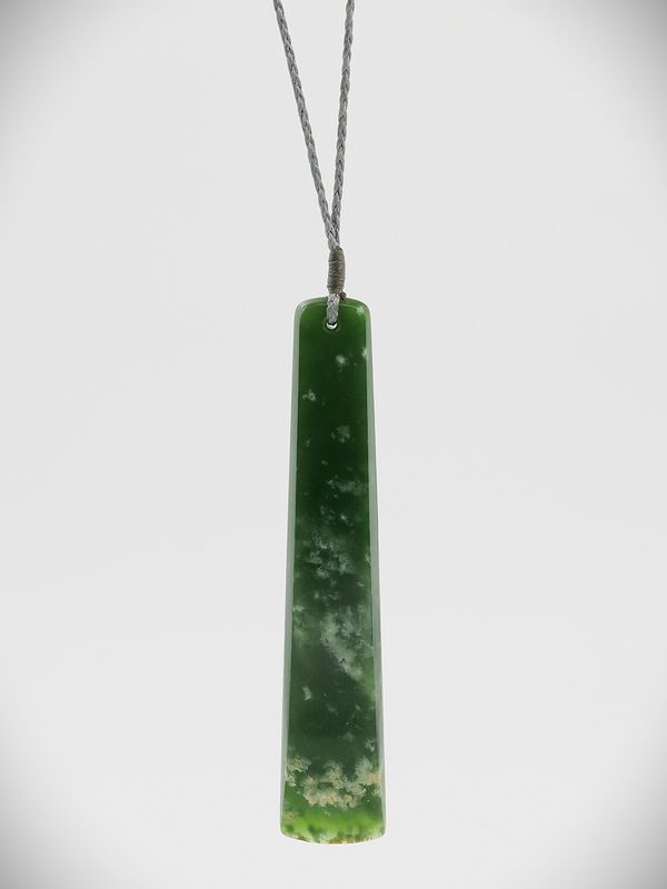 Moko Pounamu Toki NZ Genuine Kahurangi Flower Greenstone - Wainuiomata
