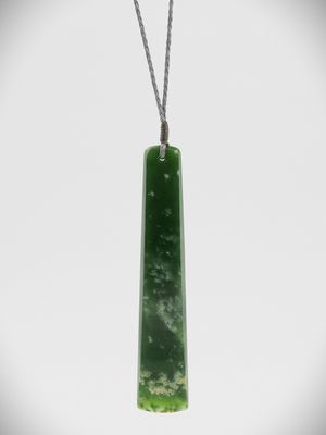 Moko Pounamu Toki NZ Genuine Kahurangi Flower Greenstone - Wainuiomata