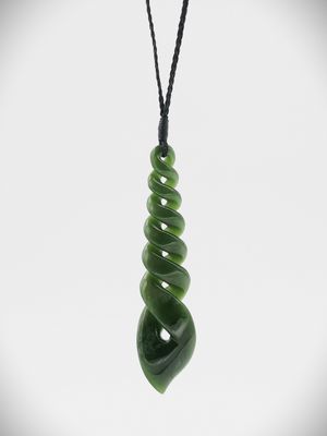 Moko Pounamu Sextuple Pikorua NZ Genuine Kahurangi Greenstone  - Anatoki