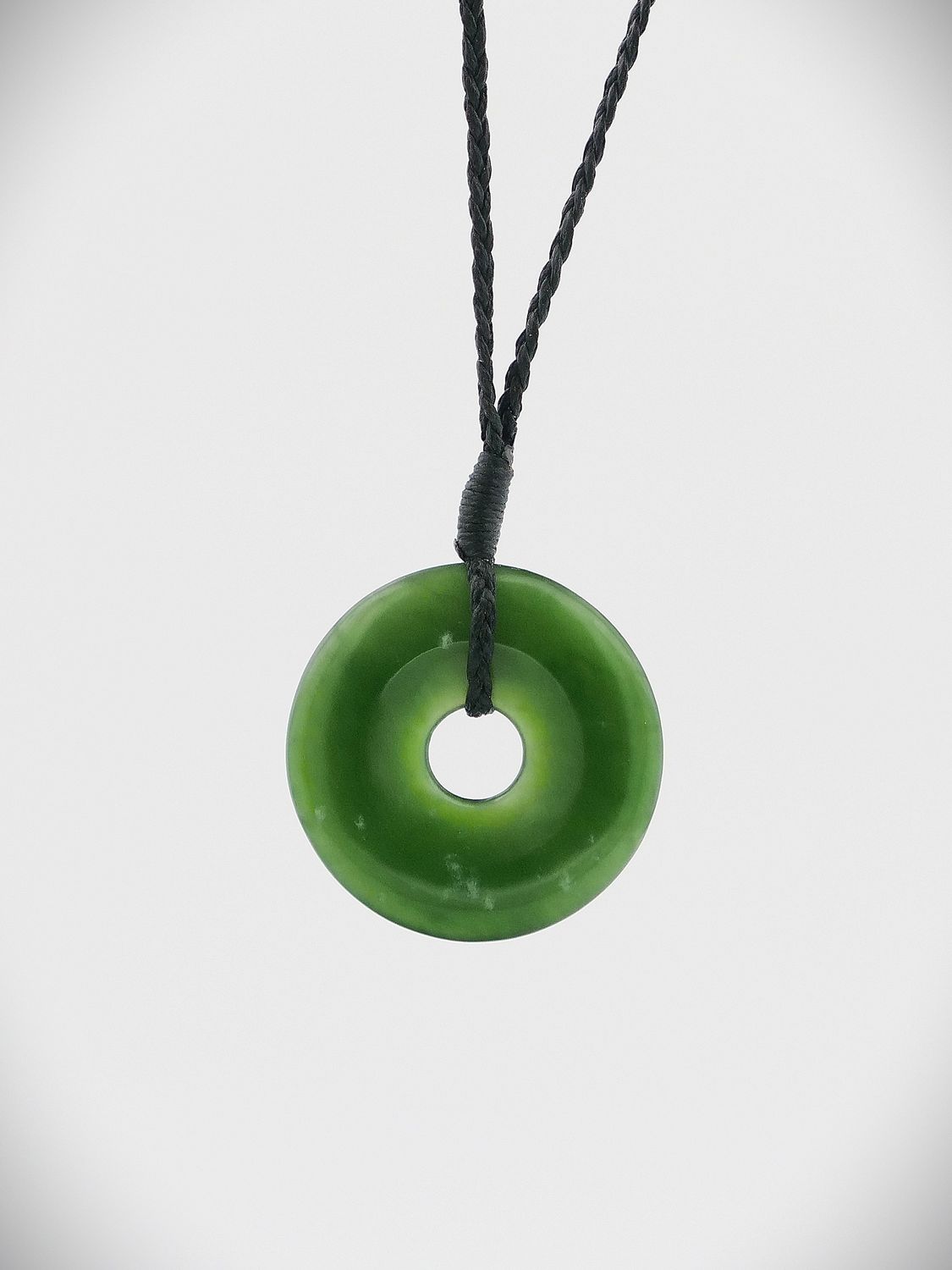 Moko Pounamu Porohita (Disc) NZ Genuine Kahurangi Greenstone - Tora