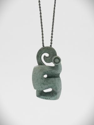 Moko Pounamu Manaia NZ Genuine Te Tau Ihu (Nelson) Kokopu Greenstone - Matiri
